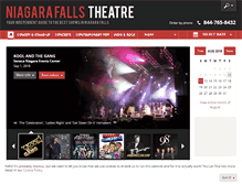 Tablet Screenshot of niagara-falls-theatre.com